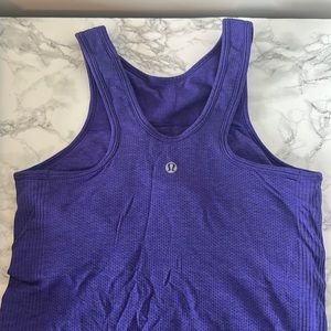 Lululemon High neck tank - ribbed sides